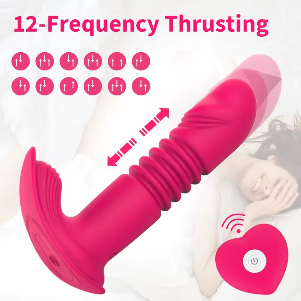 12 FUNCTIONS STRETCH VIBRATORS FIUSCHA RECHARGABLE