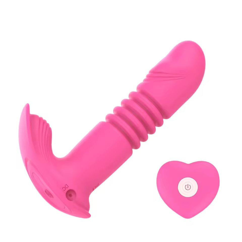 12 FUNCTIONS STRETCH VIBRATORS PINK RECHARGABLE