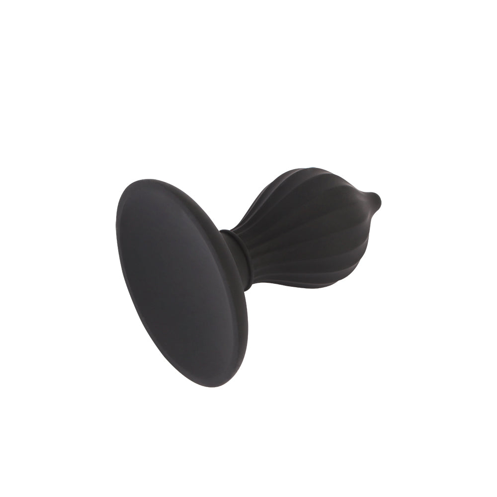 BLACK MONT 3 INCH ANAL CONTROL PLUG