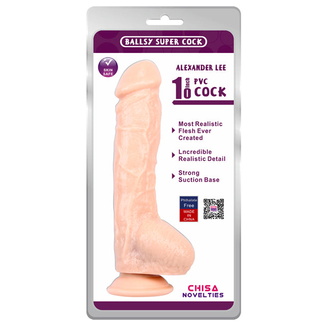 ALEXANDER LEE 10'' DILDO - CARNE