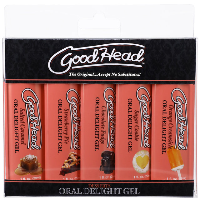 GOODHEAD ORAL DELIGHT GEL - DESSERTS 1 OZ 5 PK