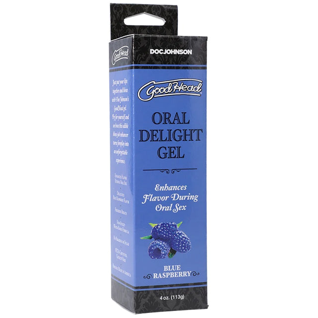 GOODHEAD ORAL DELIGHT GEL - BLUE RASPBERRY 4 OZ