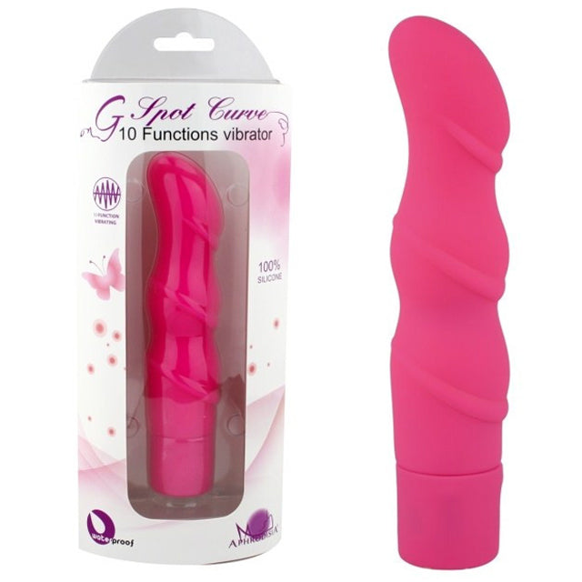 G SPOT CURVE 10 FUNCTIONS VIBRATOR – ROSA