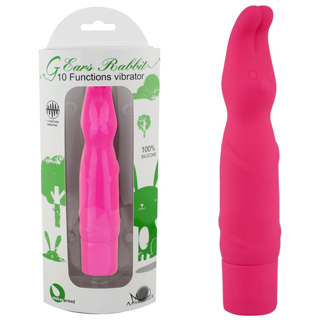 G EARS RABBIT 10 FUNCTIONS VIBRATOR – ROSA