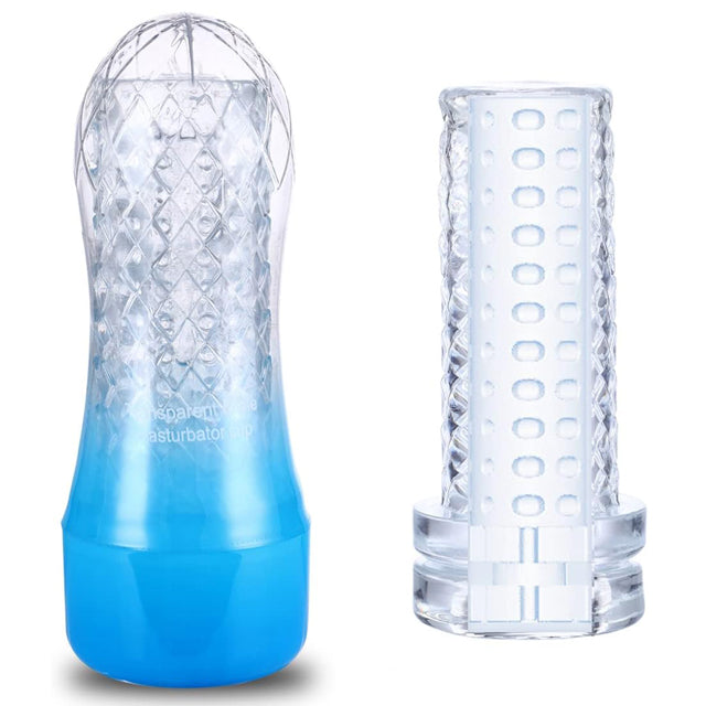 RAINBOW MASTURBATION CUP - AZUL