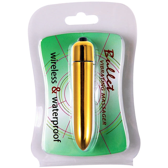 BULLET VIBRATING MASSAGE 10-FREQUENCY - GOLD