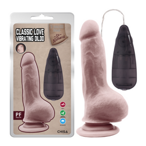T-SKIN REAL CLASSIC LOVE VIBRATING DILDO - LATIN