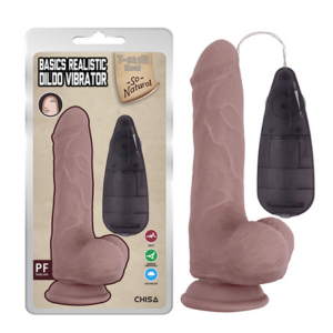 T-SKIN REAL BASICS REALISTIC DILDO VIBRATOR - LATIN