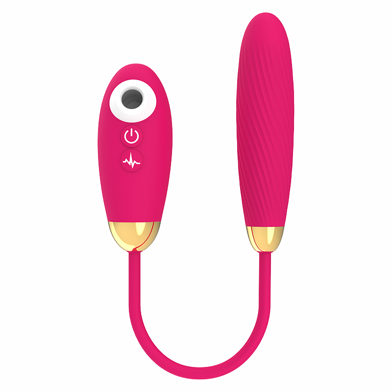 10 MODES OF VIBRATION/SUCTION/PLUSATION/LICKING DOUBLE ENDED VIBRATOR