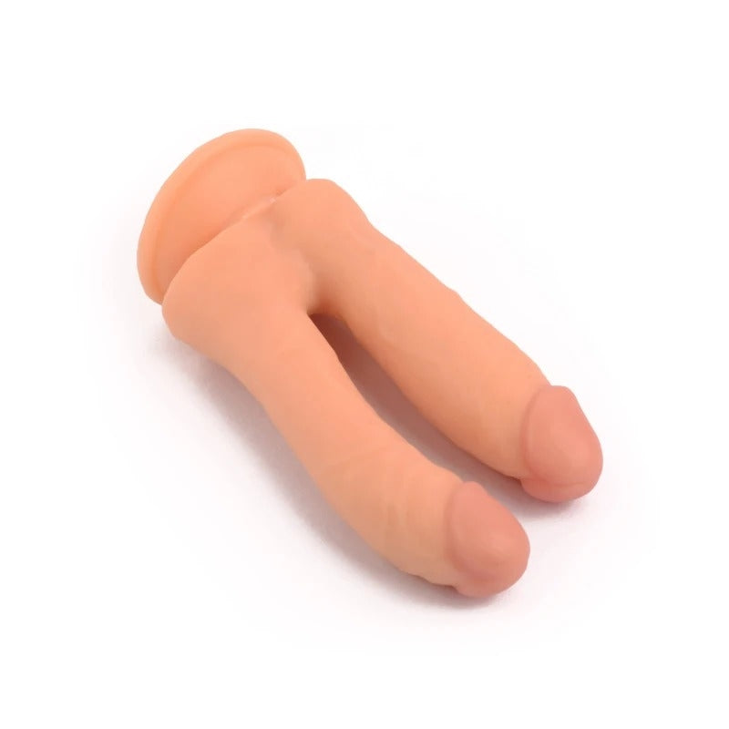7.3"/18.54 CM. MR. RUDE DOUBLE PENETRATOR - CARNE