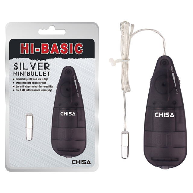 HI-BASIC SILVER MINI BULLET - NEGRO