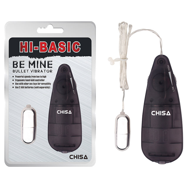 HI-BASIC BE MINE BULLET VIBRATOR - NEGRO