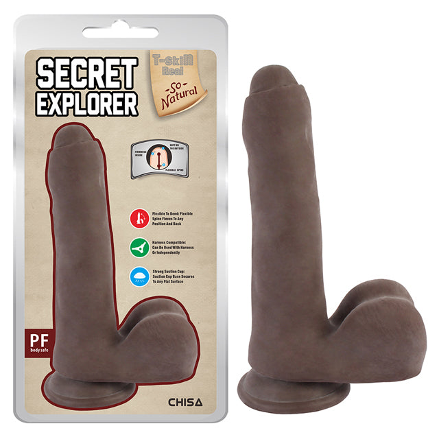 T-SKIN REAL SECRET EXPLORER - CAFÉ