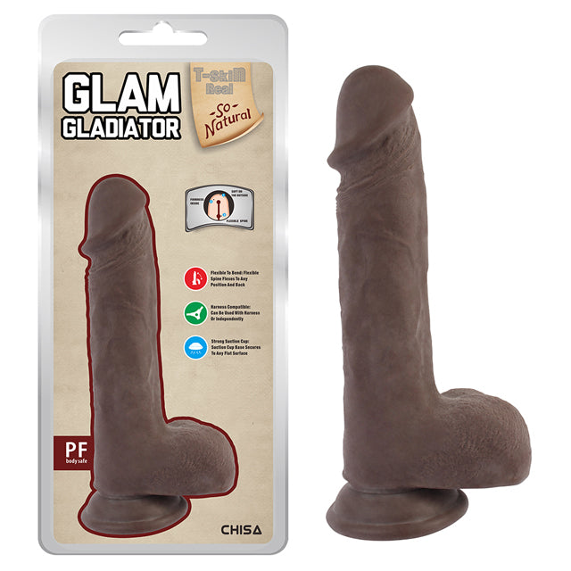 T-SKIN REAL GLAM GLADIATOR - CAFÉ