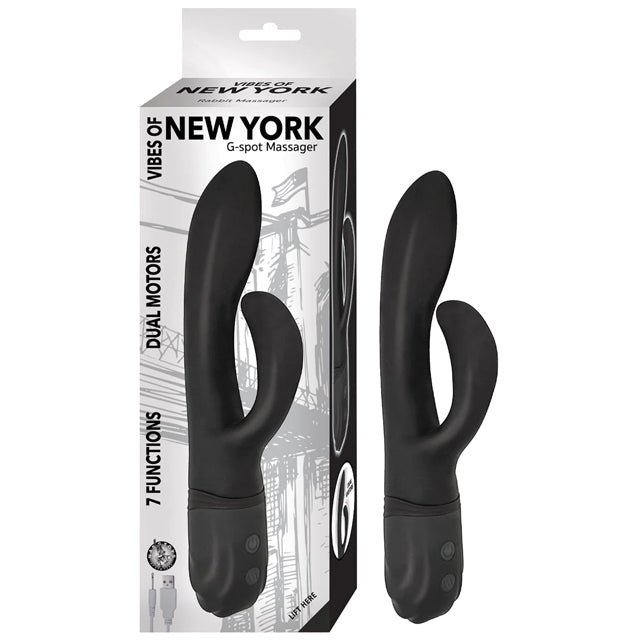 VIBES OF NEW YORK G-SPOT MASSAGER - NEGRO