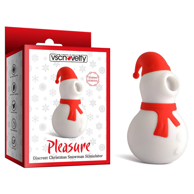 PLEASURE DISCREET CHRISTMAS SNOWMAN STIMULATOR
