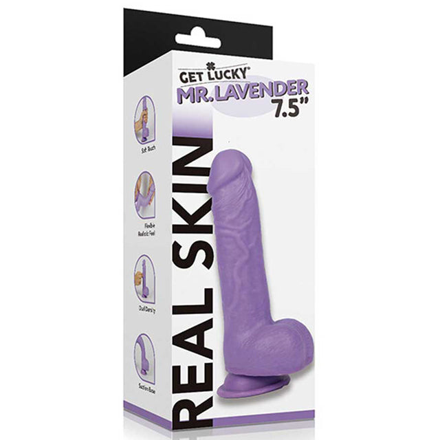 GET LUCKY MR. LAVENDER 7.5"/19.05 CM. REAL SKIN - LAVANDA