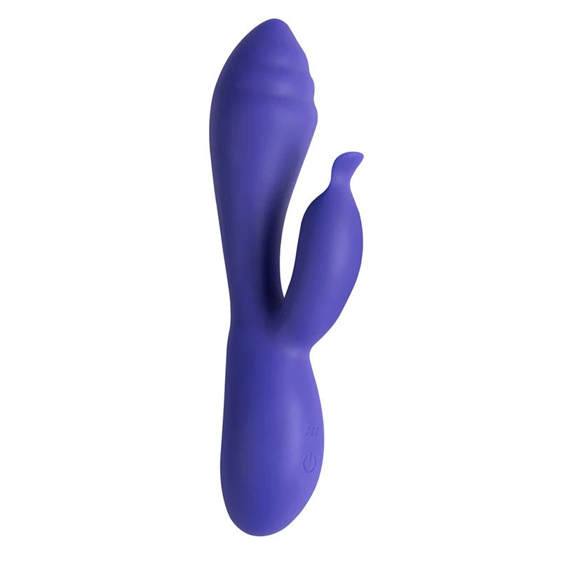 RIPPLE DUAL VIBRATOR PURPLE RECHARGABLE