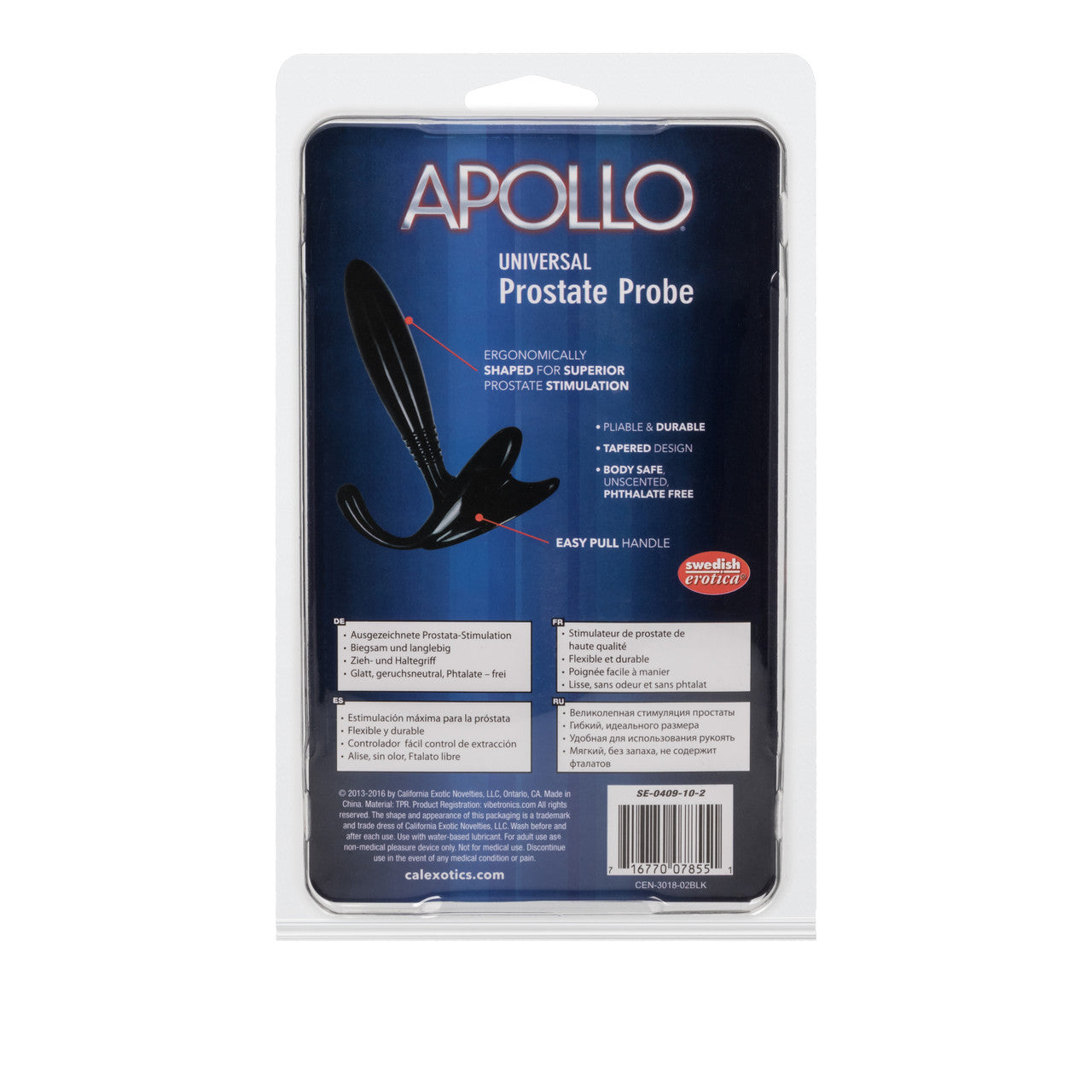 APOLLO UNIVERSAL PROSTATE PROBE BLACK
