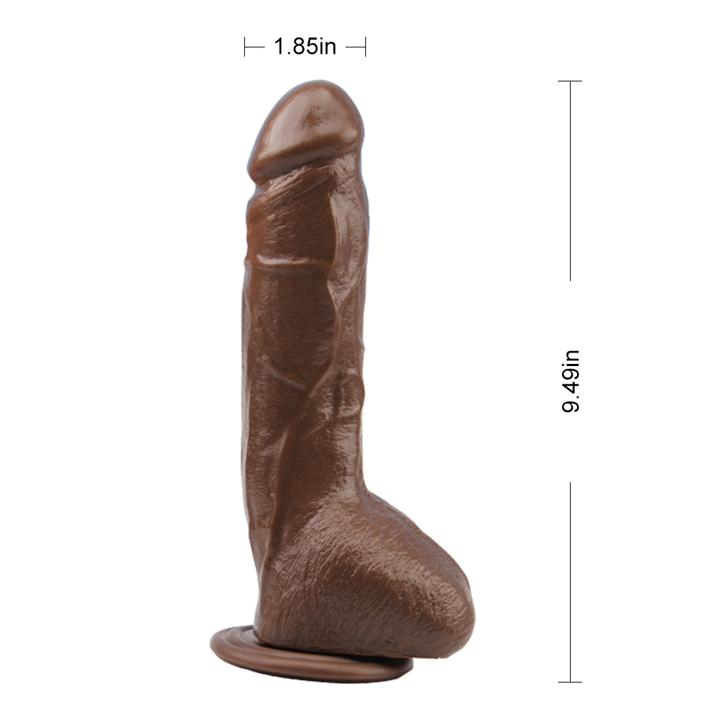 MR. MARCUS 9.9" DILDO – CAFÉ