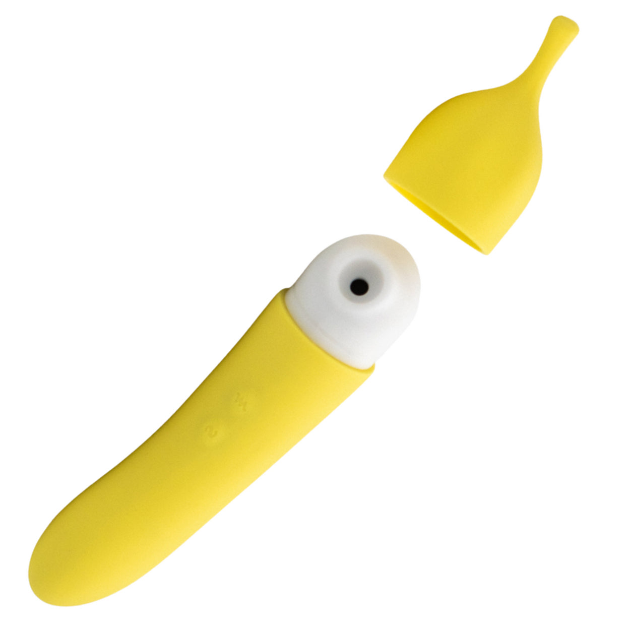 BANANA CREAM AIR PULSE & G-SPOT VIBRATOR