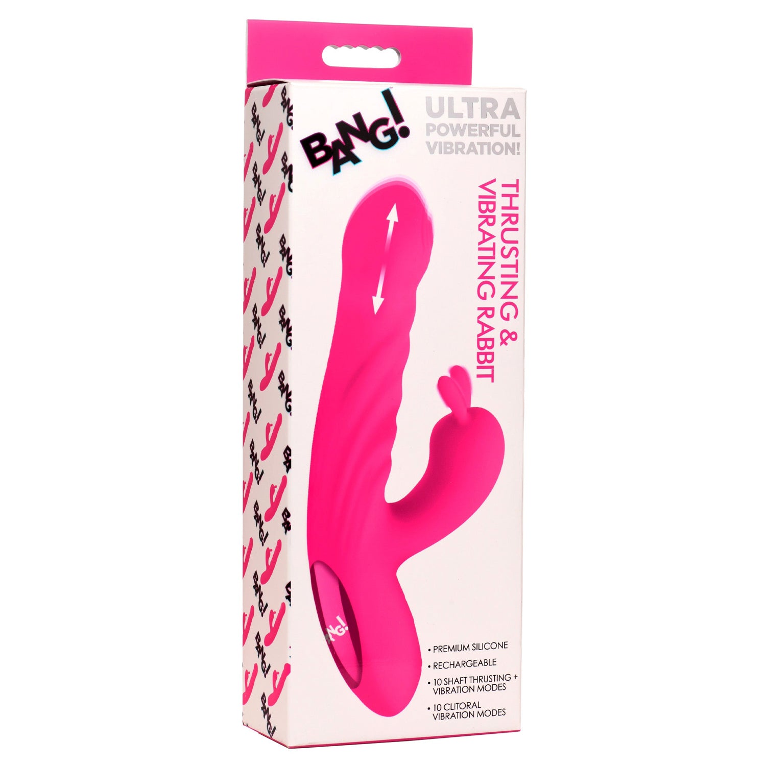 BANG! THRUSTING & VIBRATING RABBIT - ROSA