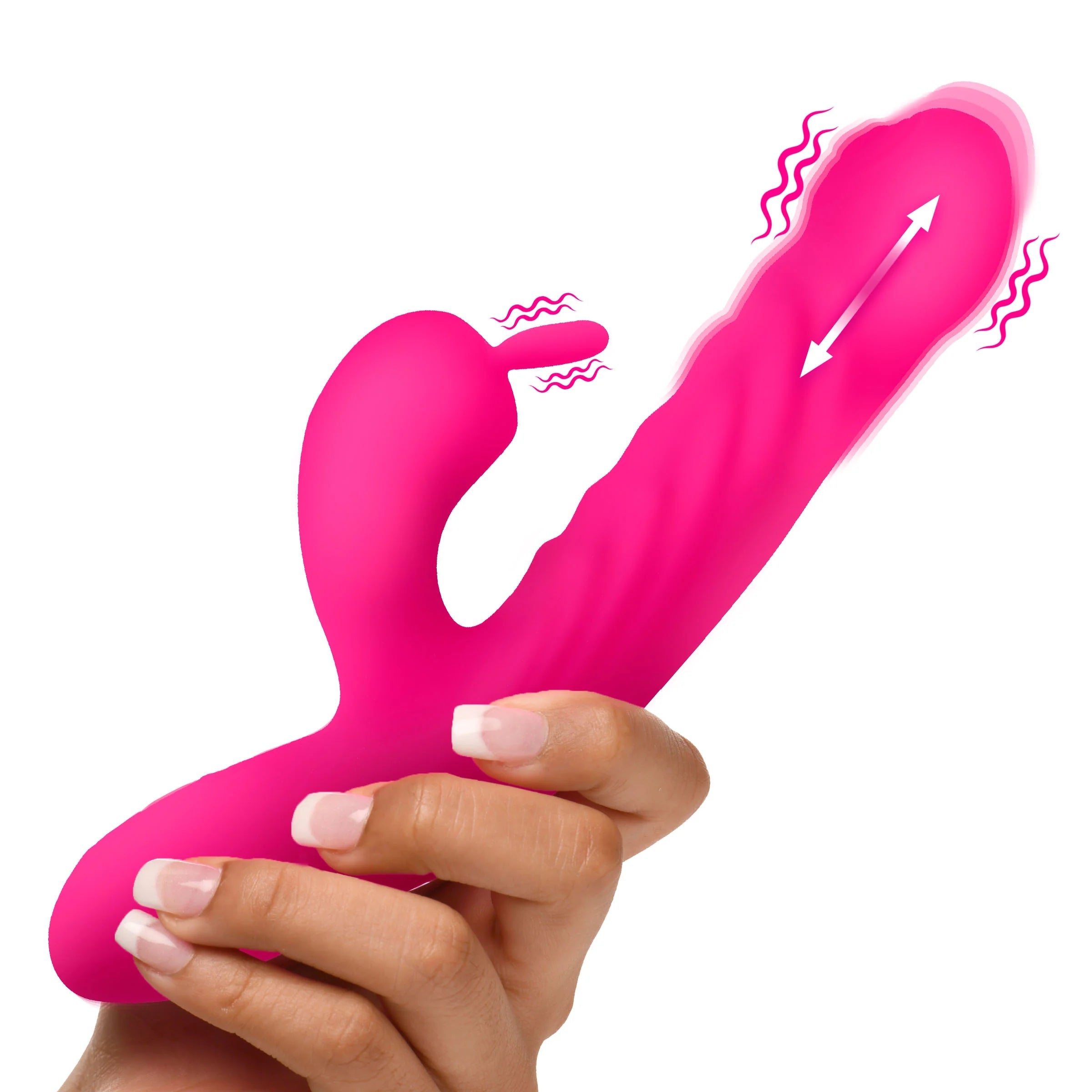 BANG! THRUSTING & VIBRATING RABBIT - ROSA