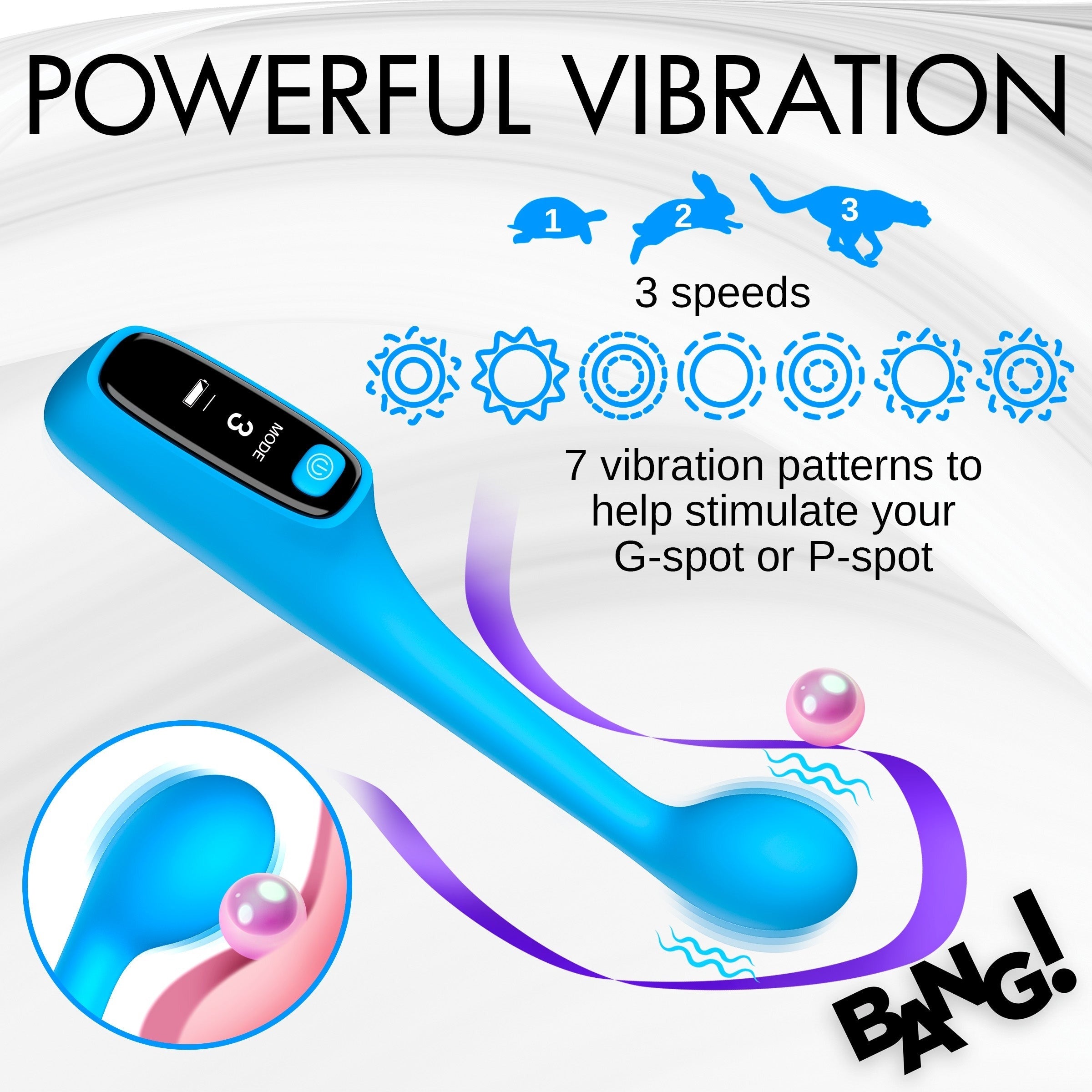 BANG! DIGITAL SILICONE VIBRATOR