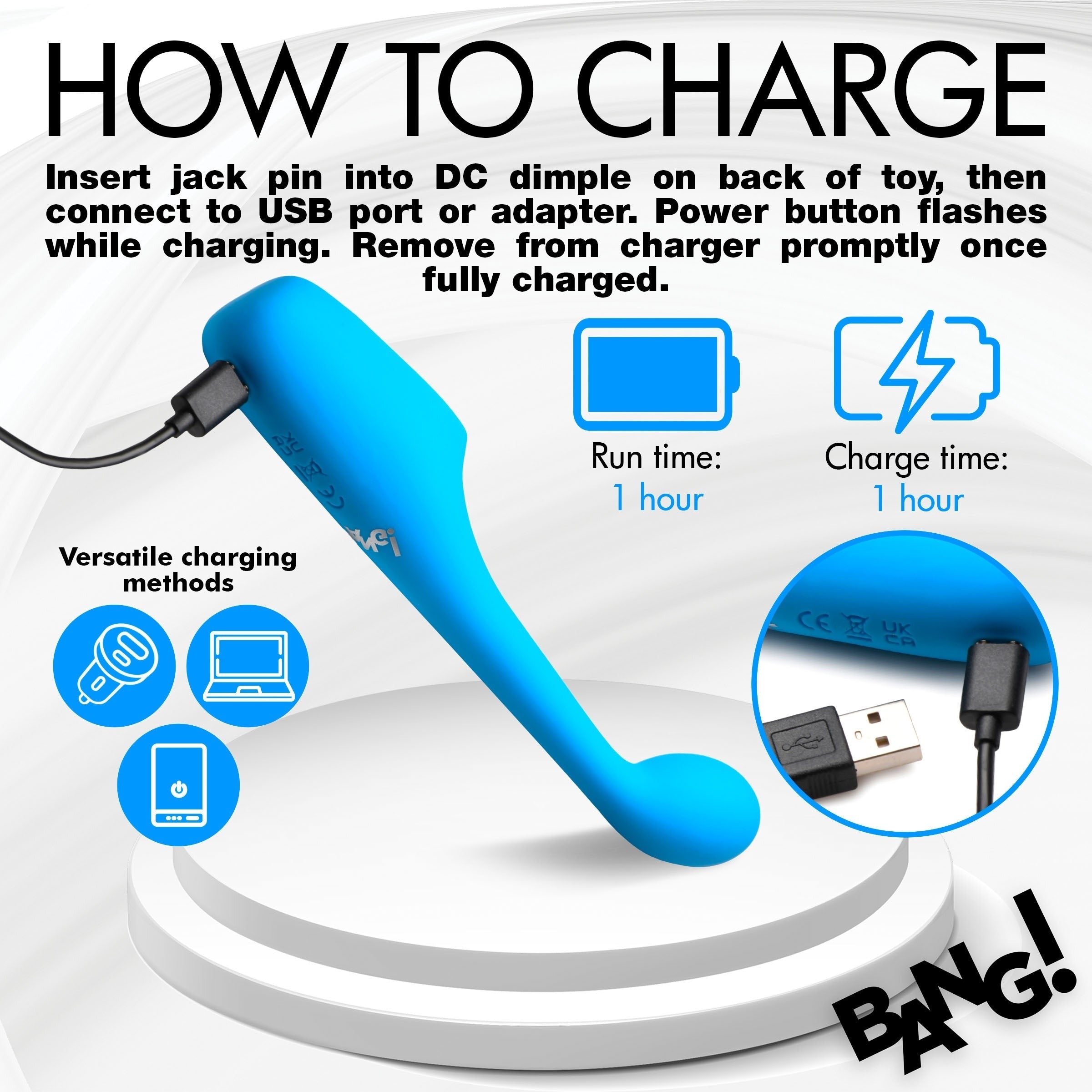 BANG! DIGITAL SILICONE VIBRATOR