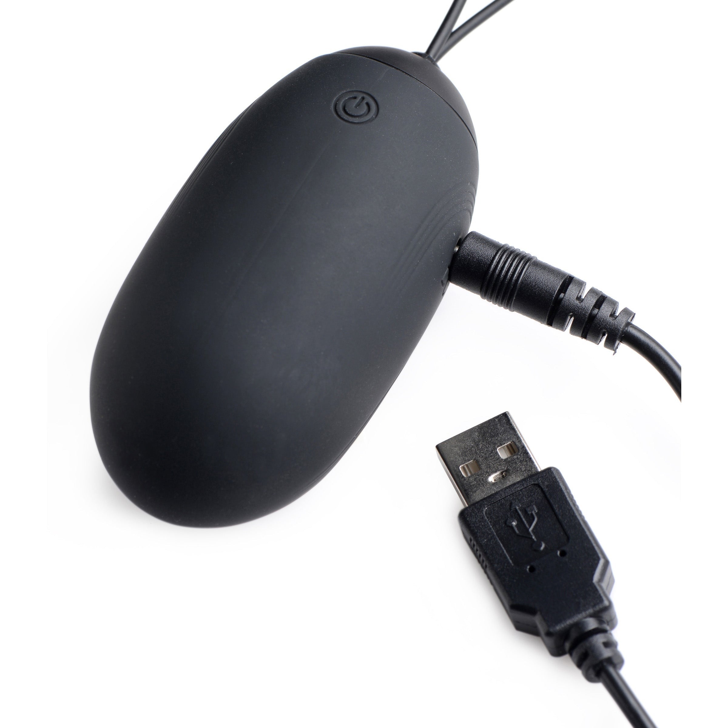 BANG! XL SILICONE VIBRATING EGG - NEGRO