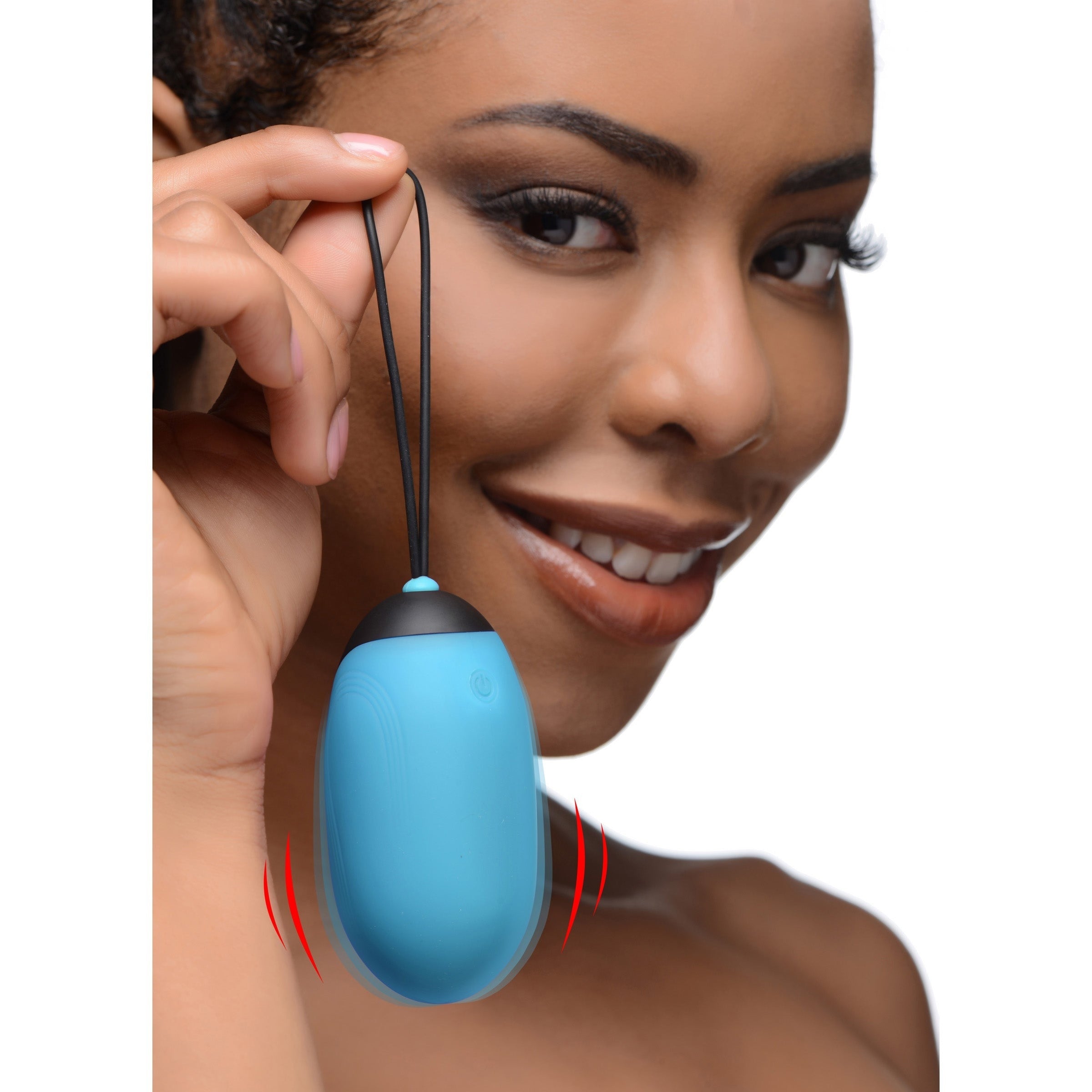 BANG! XL SILICONE VIBRATING EGG - AZUL