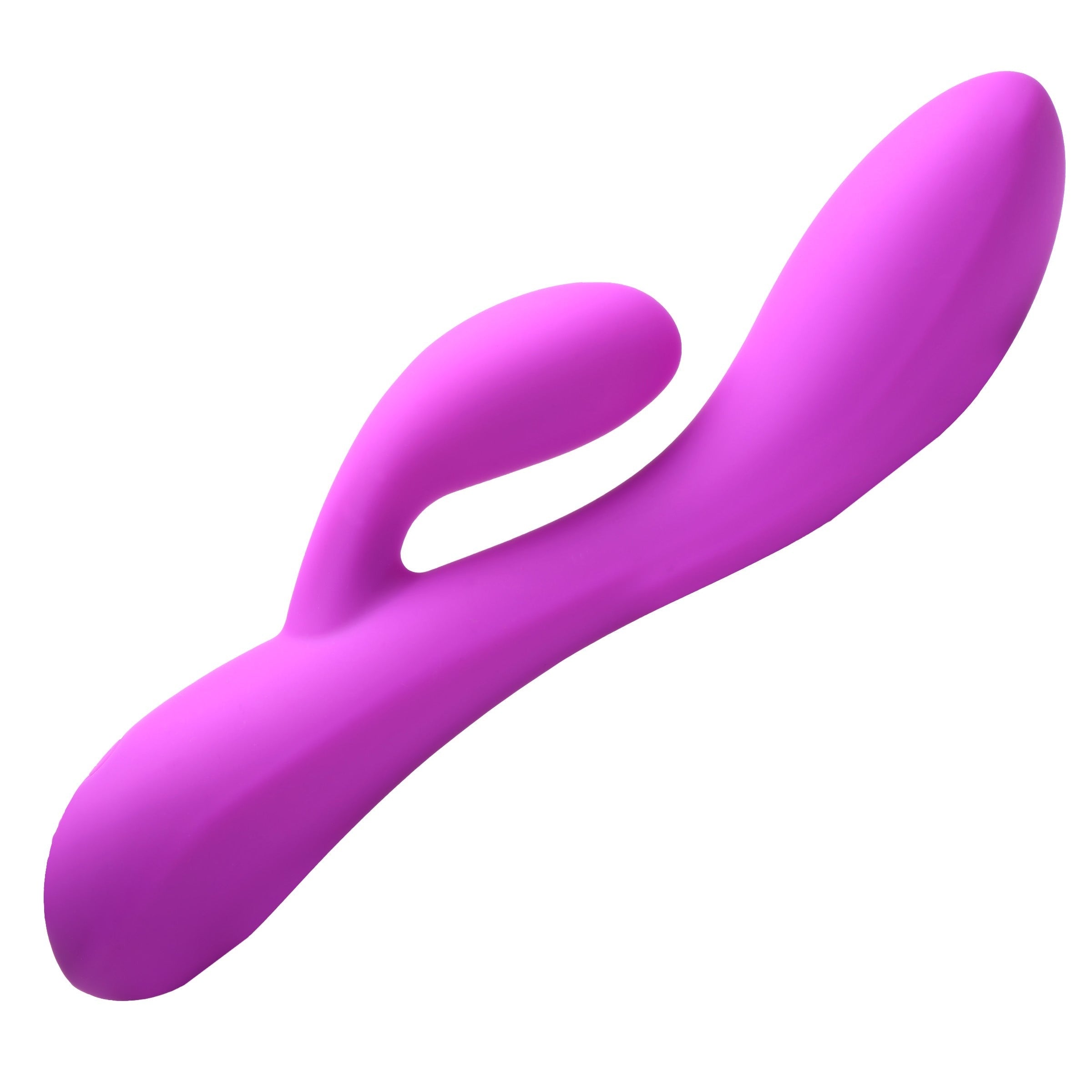 BANG! 10X FLEXIBLE SILICONE RABBIT - MORADO
