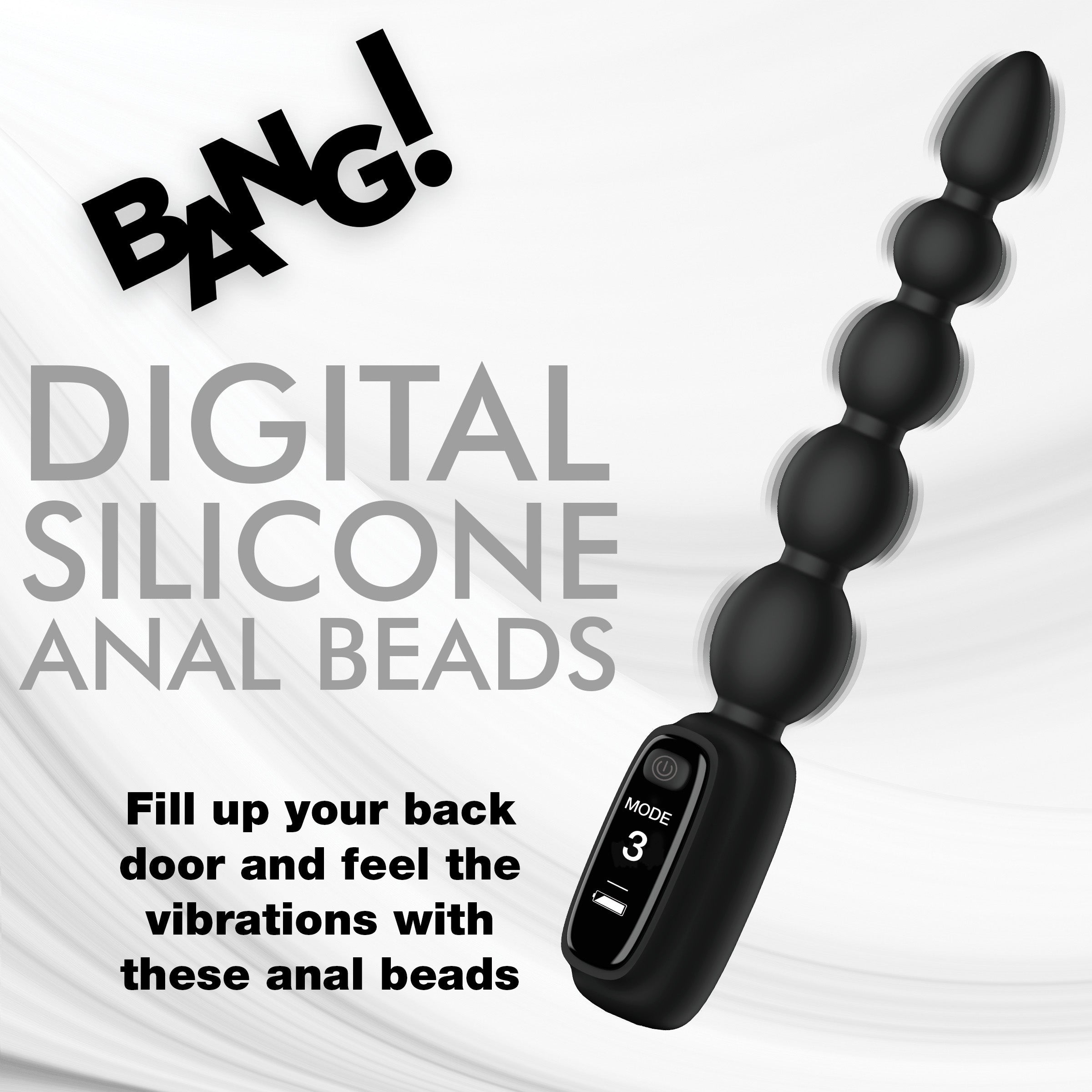 BANG! DIGITAL SILICONE ANAL BEADS