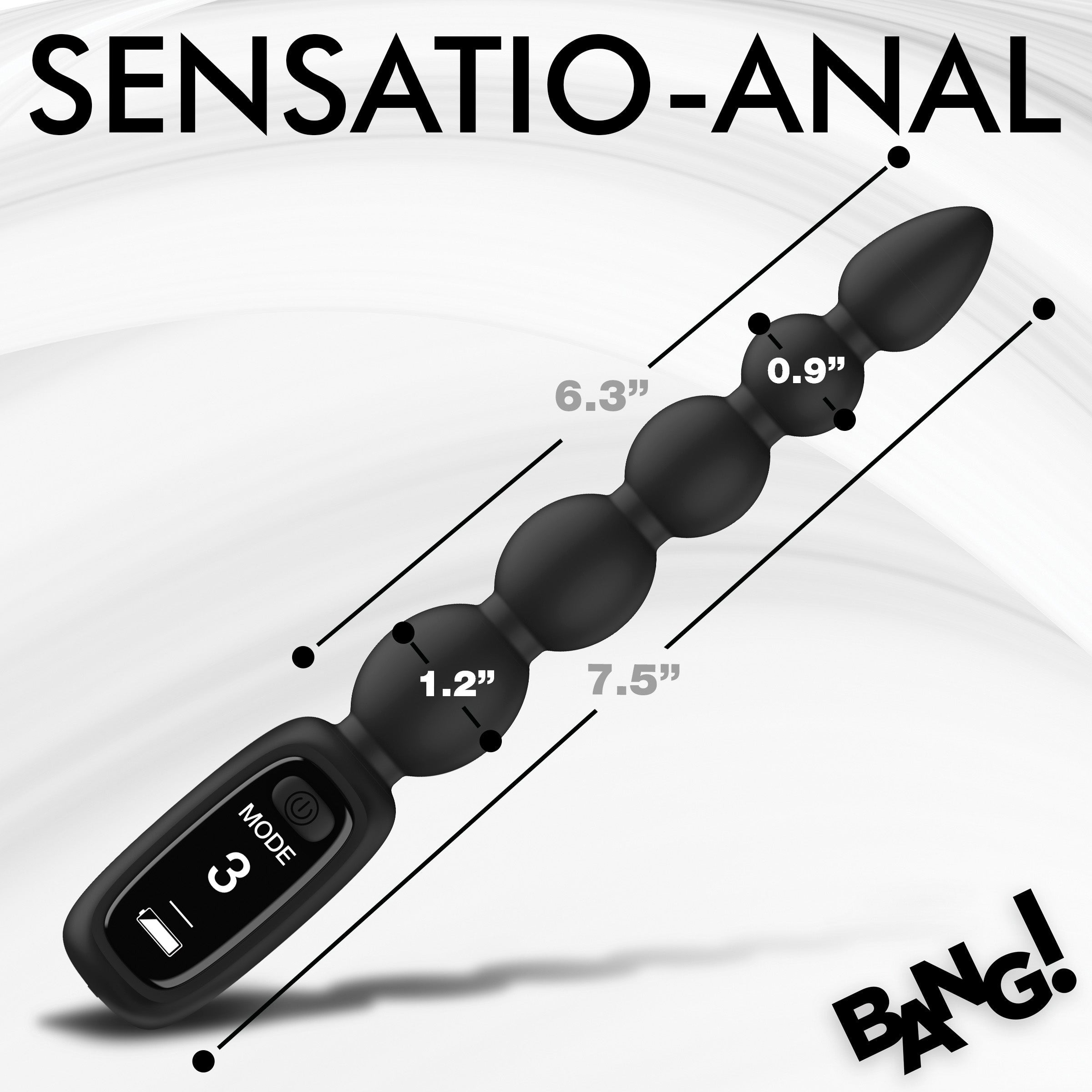 BANG! DIGITAL SILICONE ANAL BEADS