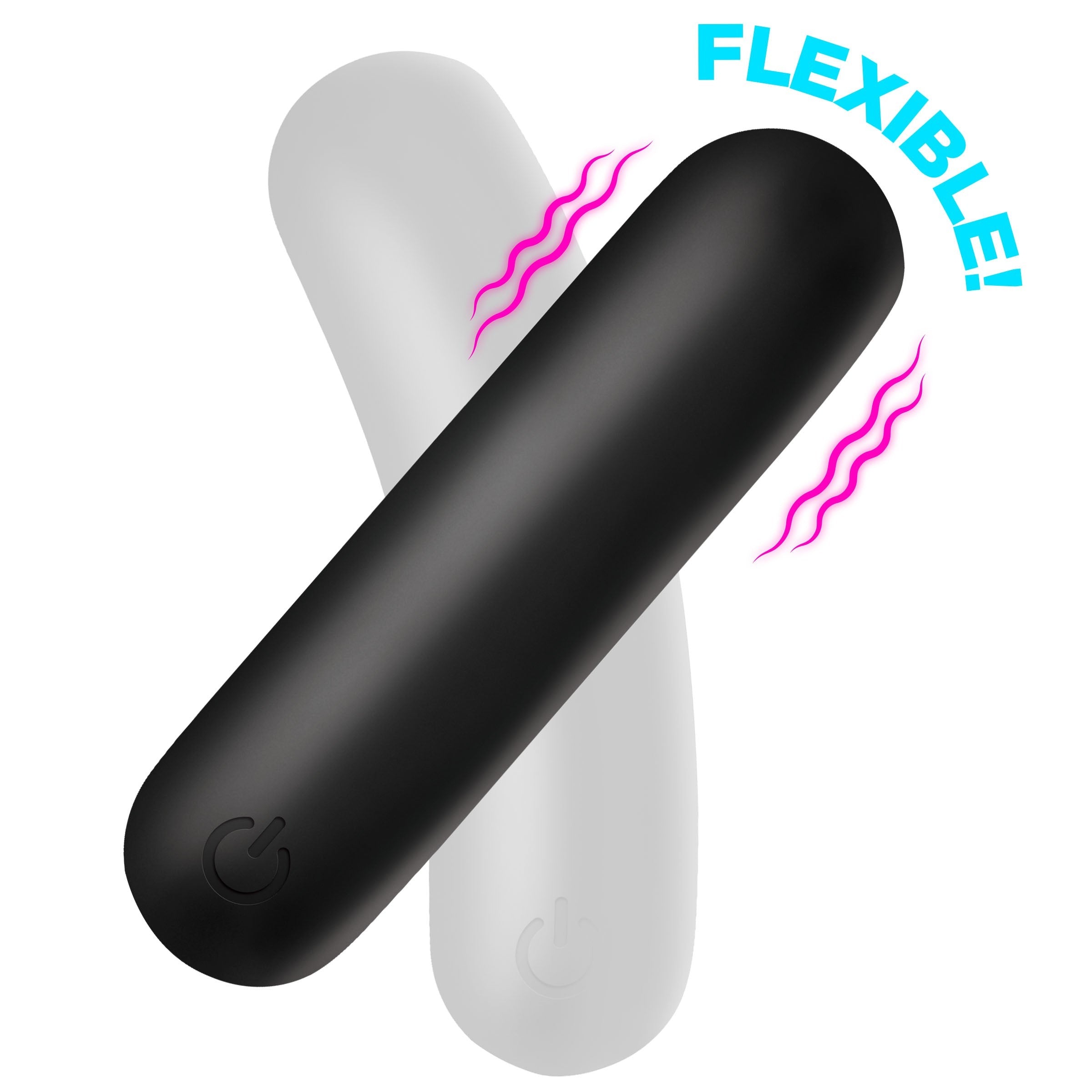 BANG! FLEXIBLE SILICONE BULLET - NEGRO