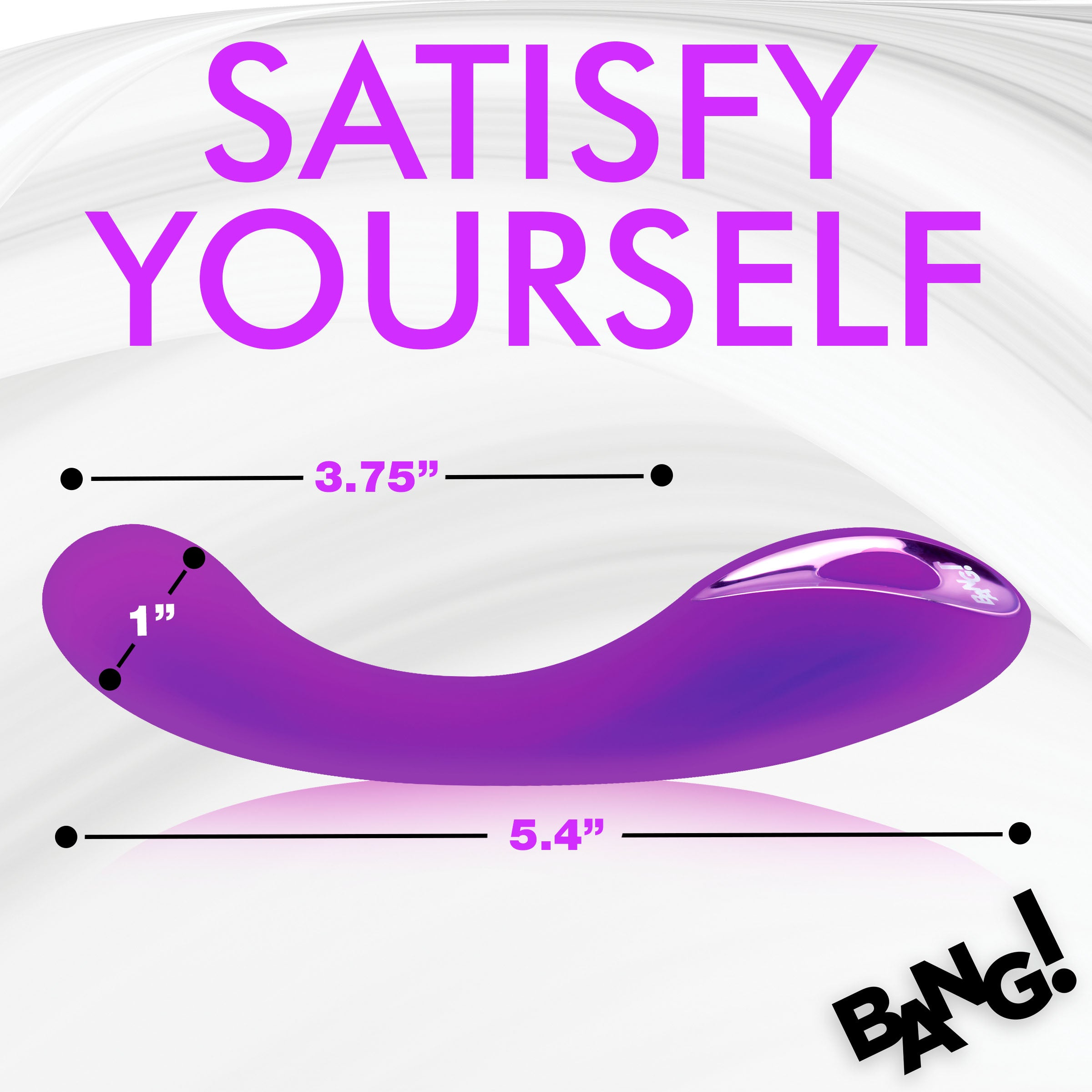BANG! G-SPOT SILICONE VIBRATOR - MORADO