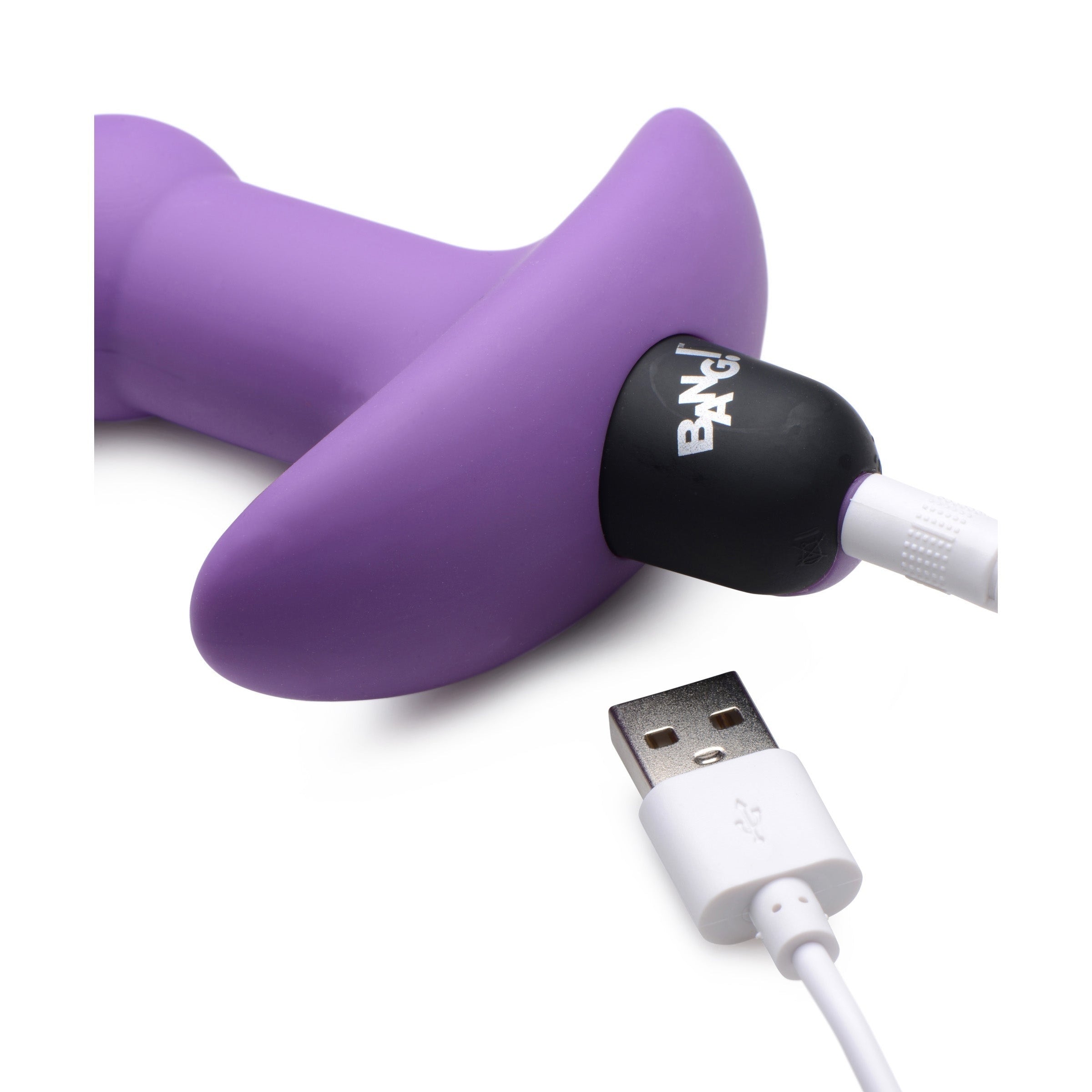 BANG! VIBE SILICONE ANAL BEADS & REMOTE CONTROL - MORADO