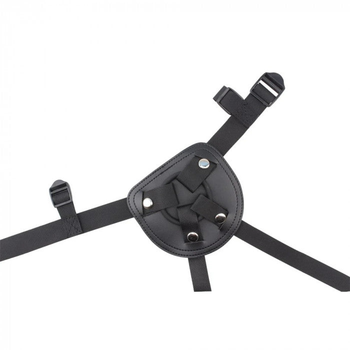 BLACK CHERRY 5.9” RUMPY-PUMPY STRAP-ON