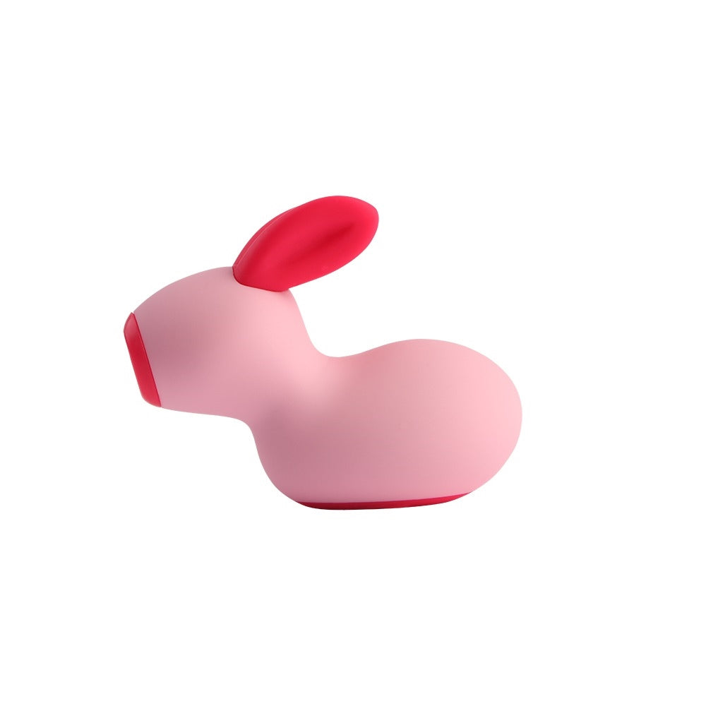 BLACK CHERRY RABBIT SHAPE SUCTION VIBE - ROSA
