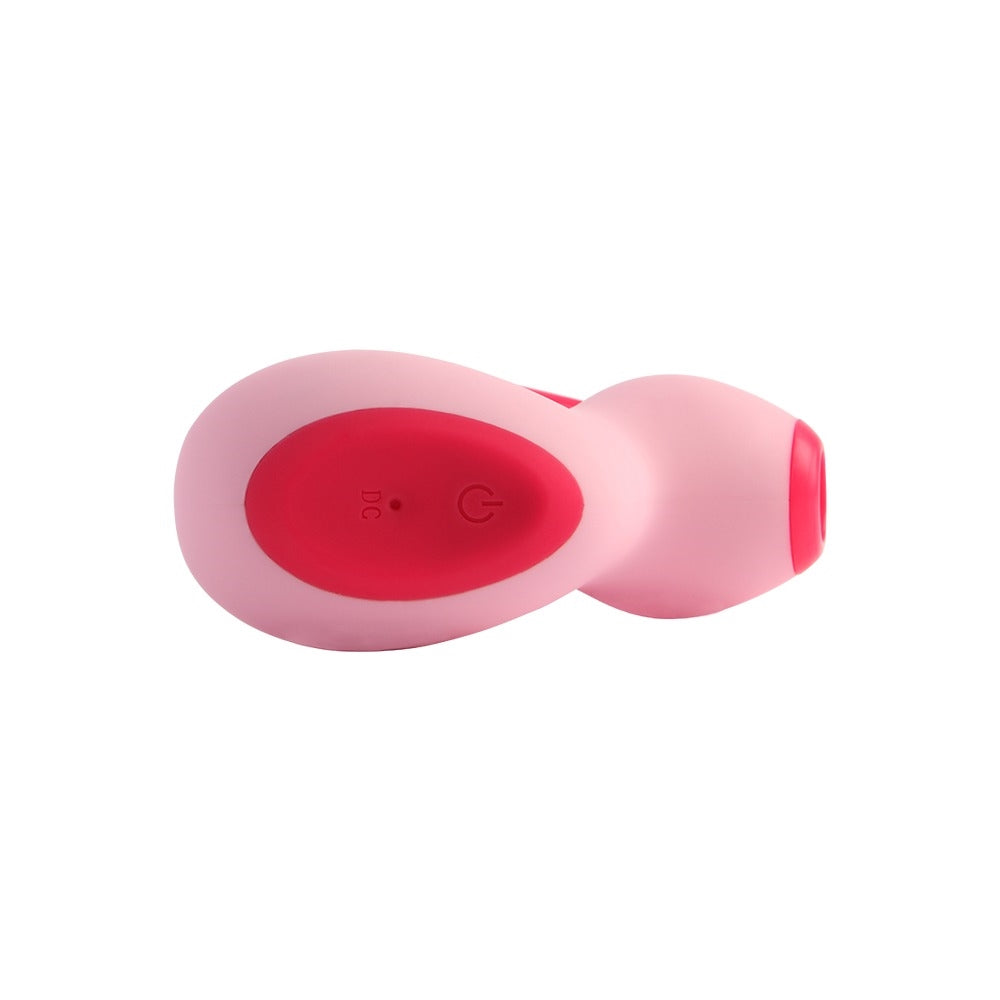 BLACK CHERRY RABBIT SHAPE SUCTION VIBE - ROSA