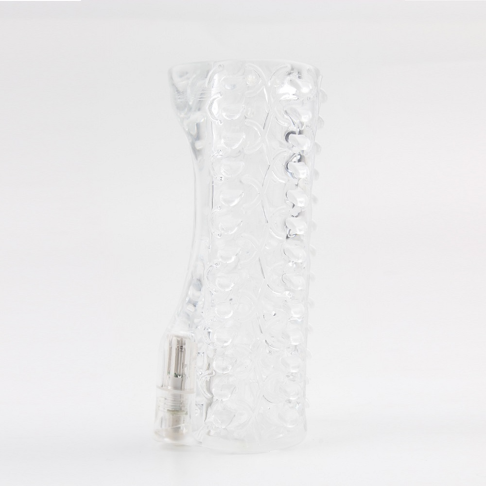 BLACK CHERRY SUPER SUCKER VIBRATING STROKER - CLEAR BLACK CHERRY SUPER SUCKER VIBRATING STROKER - CLEAR