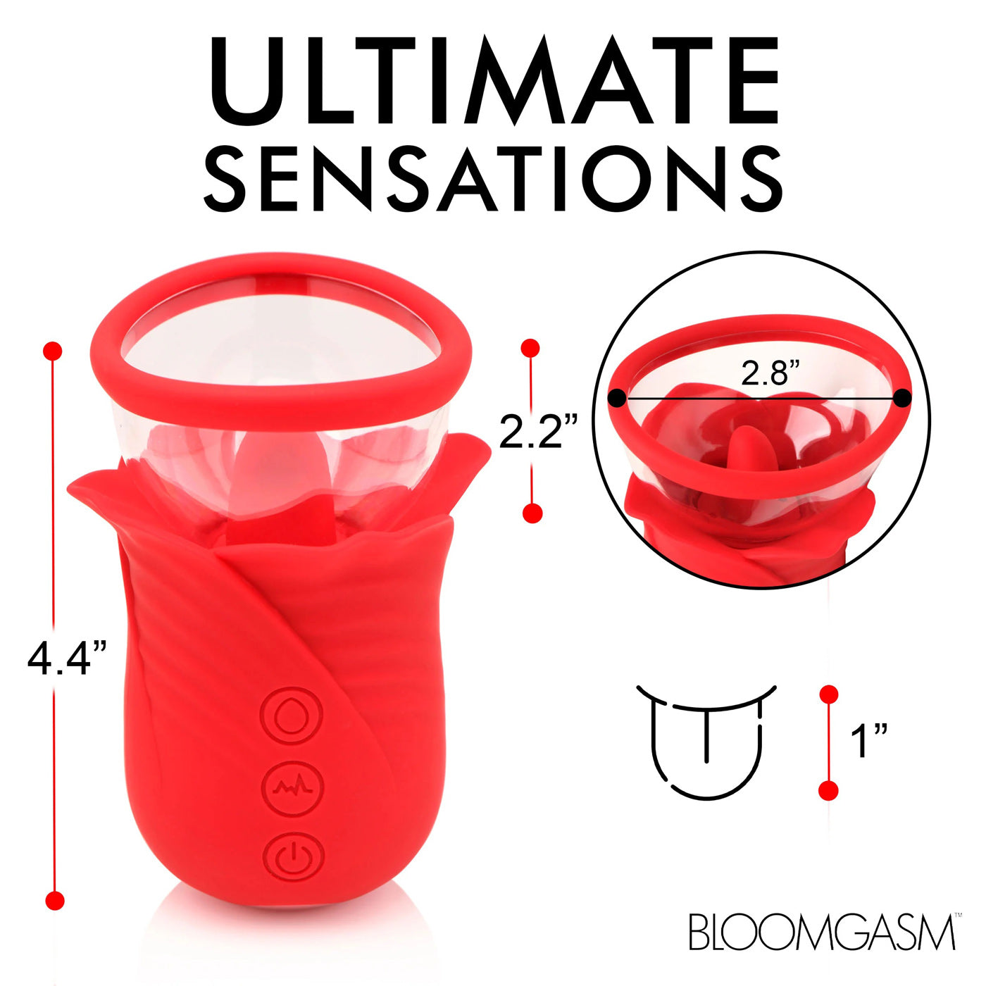 BLOOMGASM LILY LOVER SUCKING & VIBRATING CLITORAL STIMULATOR