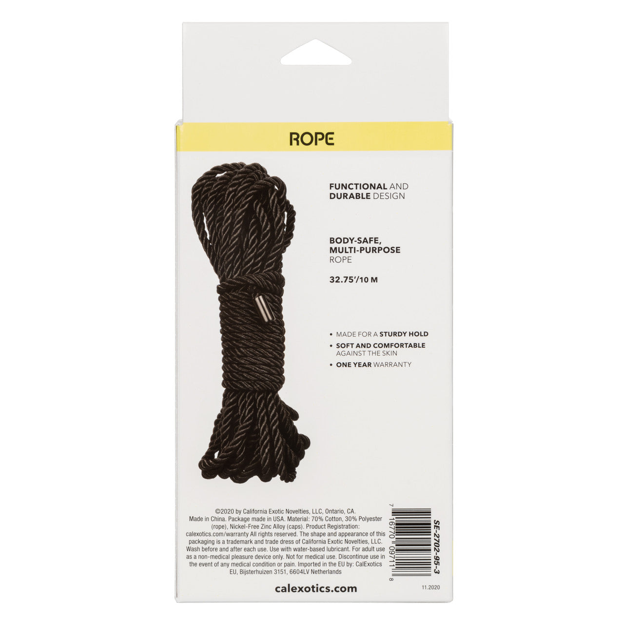 CALEXOTICS BOUNDLESS ROPE - NEGRO