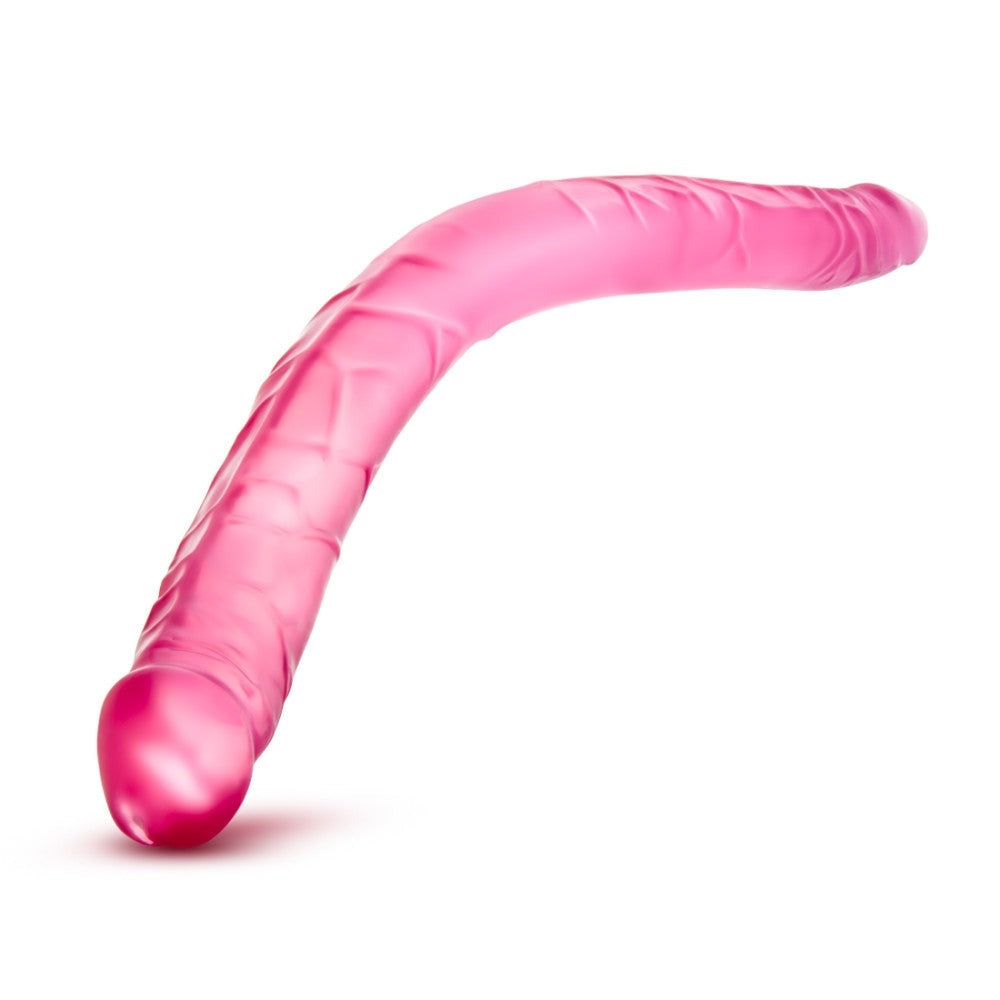 B YOURS 16" DOUBLE DILDO - ROSA