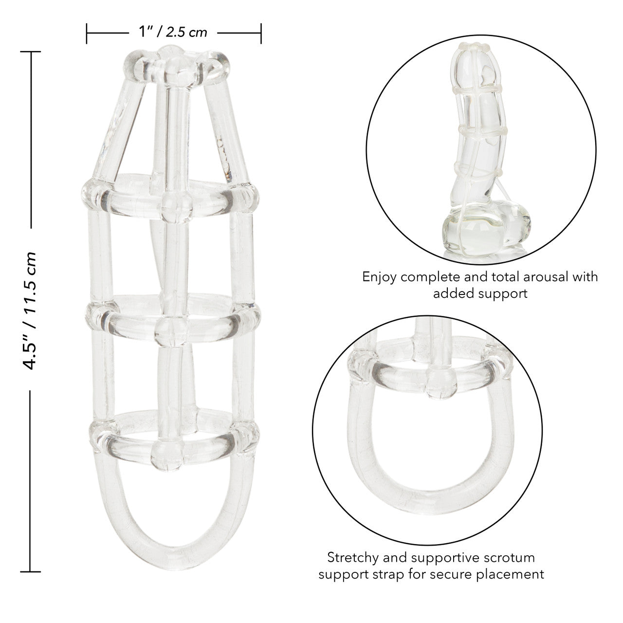 COCK CAGE ENHANCER - CLEAR