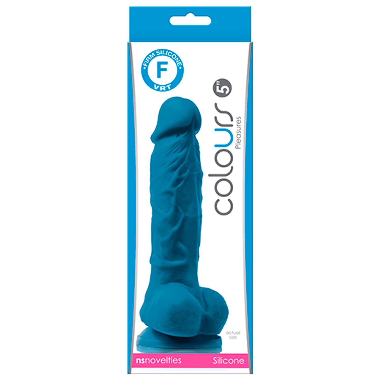 COLOURS PLEASURES 5" DILDO – AZUL