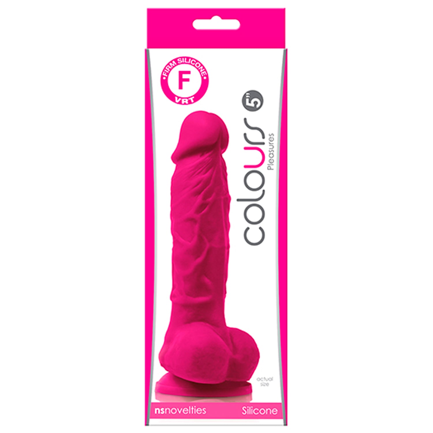 COLOURS PLEASURES 5" DILDO – ROSA