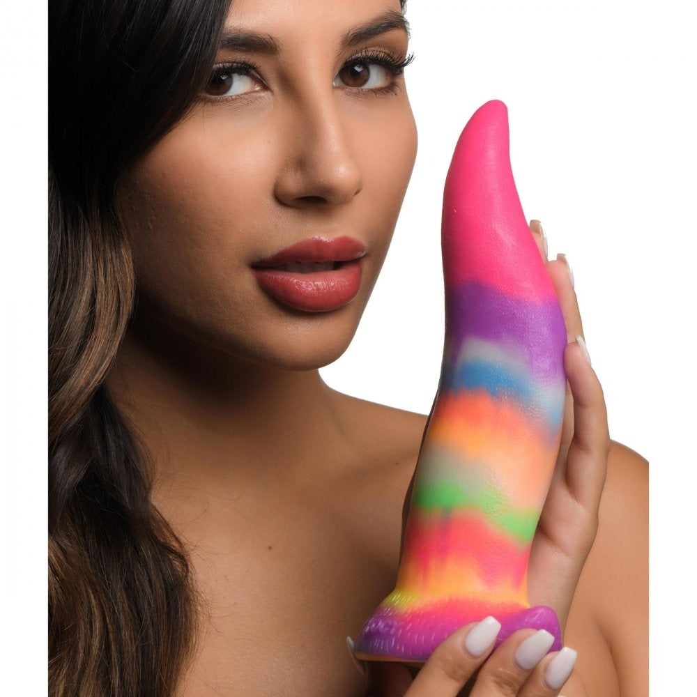 CREATURE COCKS UNICORN KISS DILDO GLOW IN THE DARK