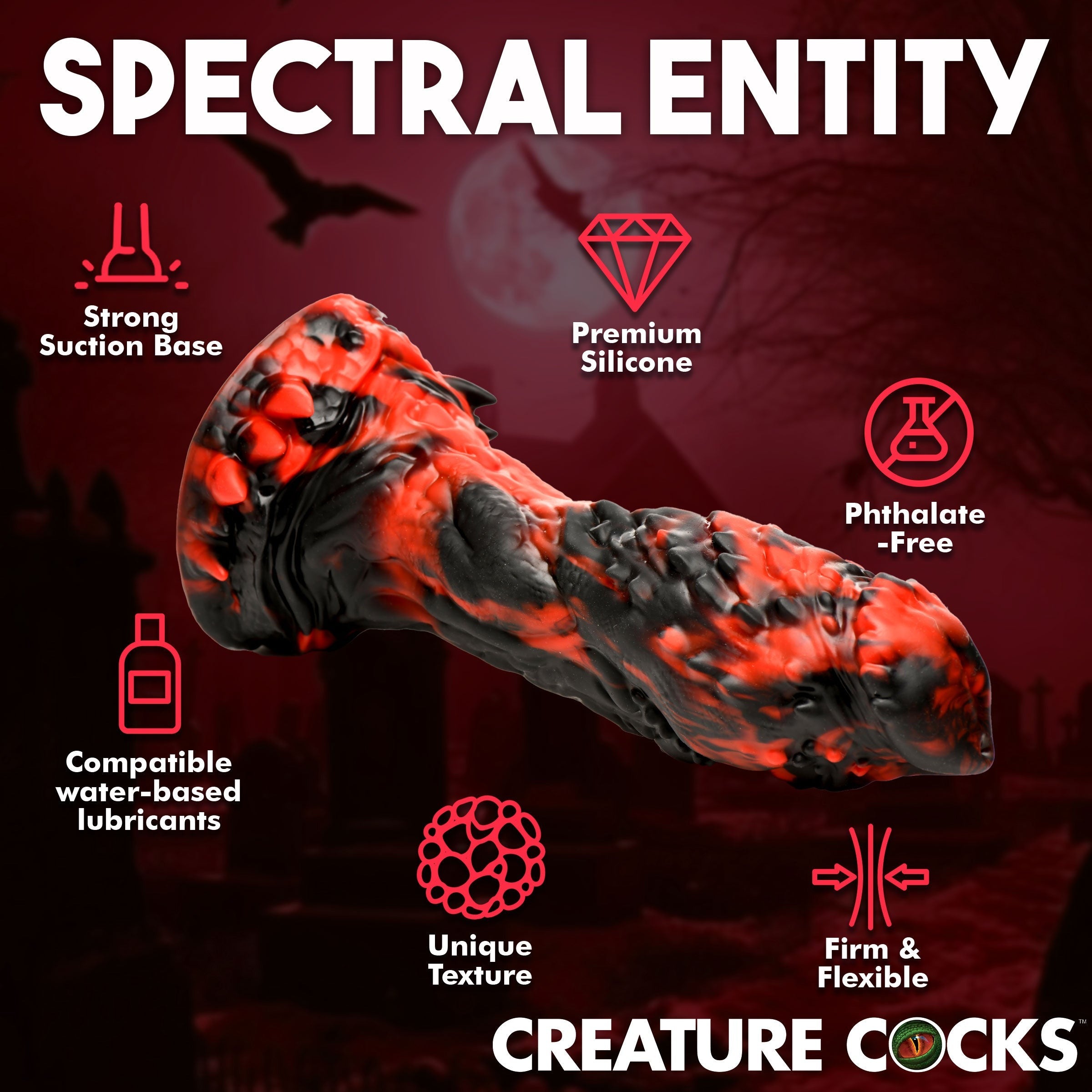 CREATURE COCKS REAPER SILICONE DILDO