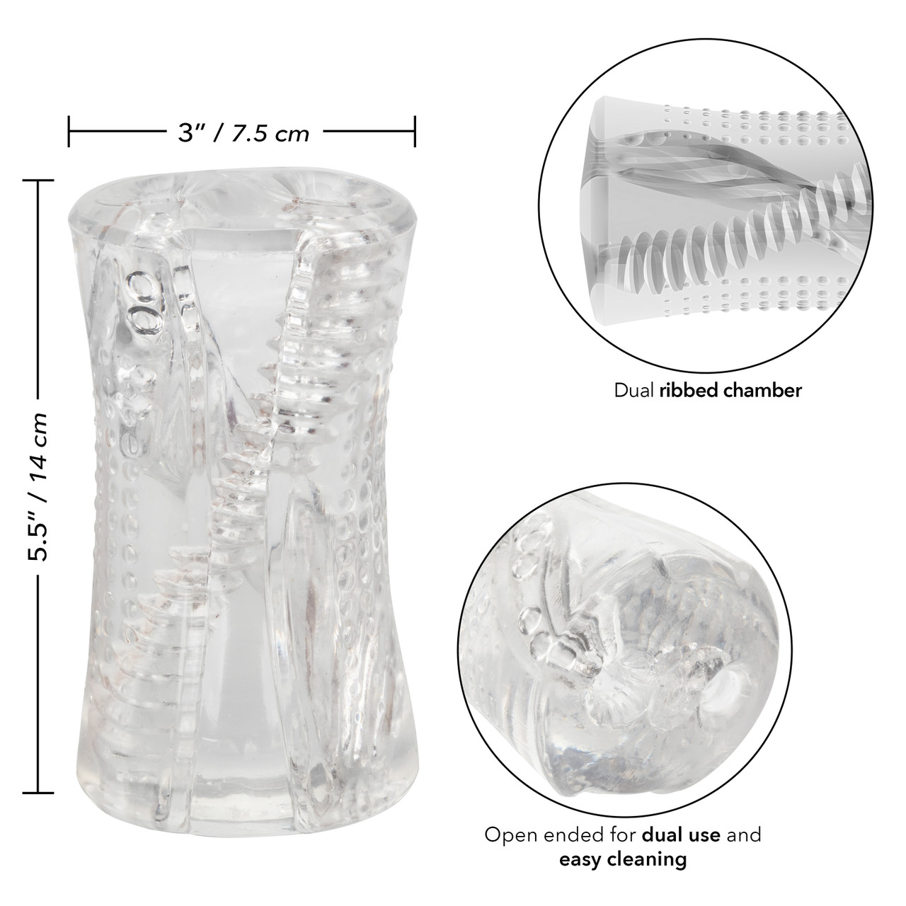 CYCLONE DUAL RIBBED STROKER